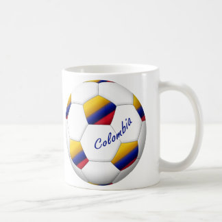 Ball of COLOMBIA SOCCER National flag Coffee Mug