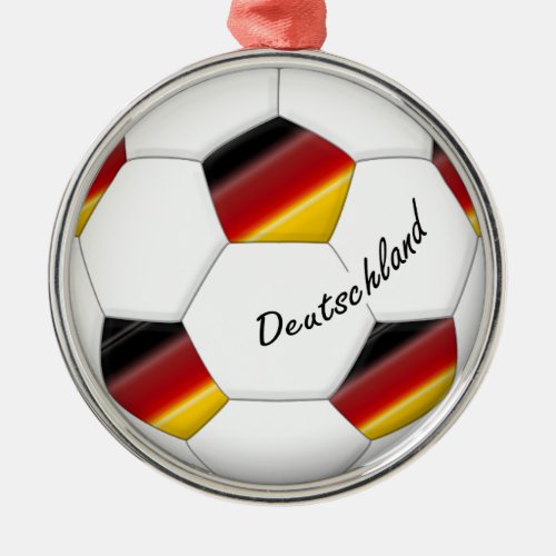 Ball of GERMANY SOCCER national team 2014 Metal Ornament