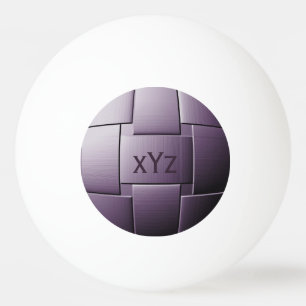 "Ball of Steel" custom ping pong balls