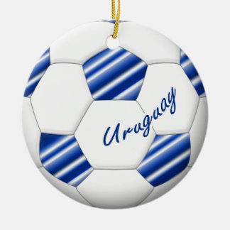 Ball of URUGUAY SOCCER national team 2014 Ceramic Ornament