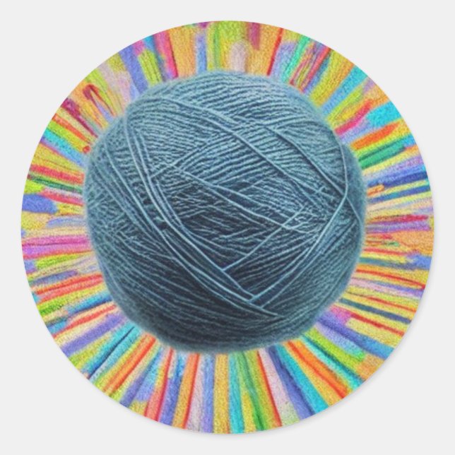 Ball of Wool Sticker (Front)
