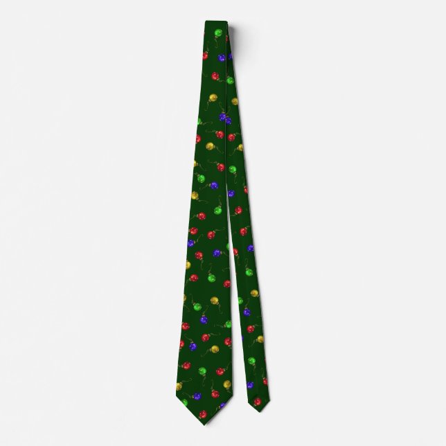 Ball Ornaments Neck Tie (Front)
