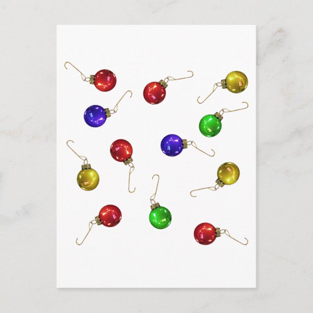 Ball Ornaments Postcard (Front)