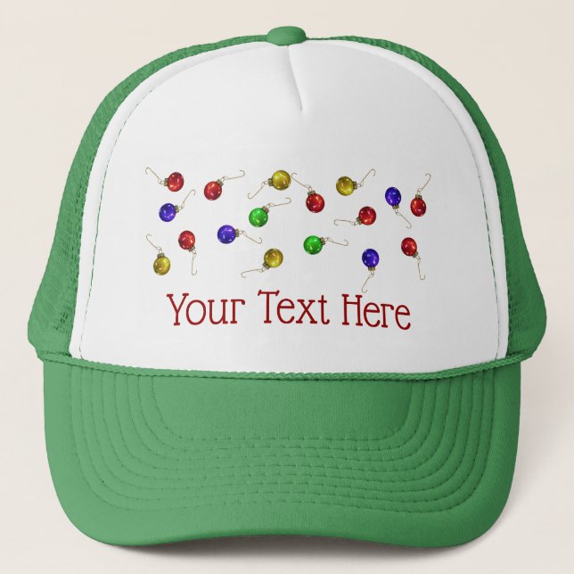 Ball Ornaments Trucker Hat (Front)