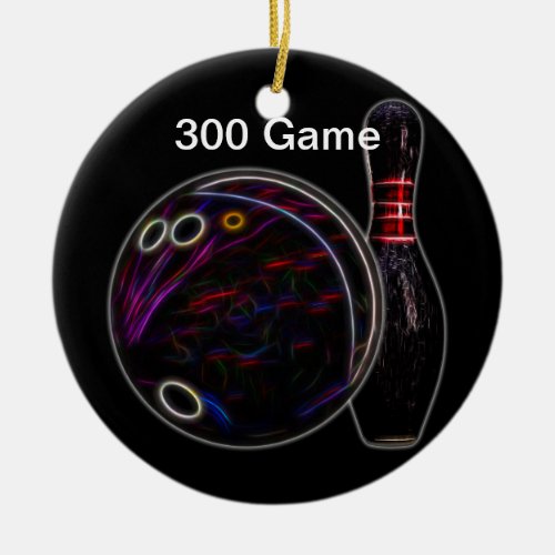 Ball  Pin 300 game ornament