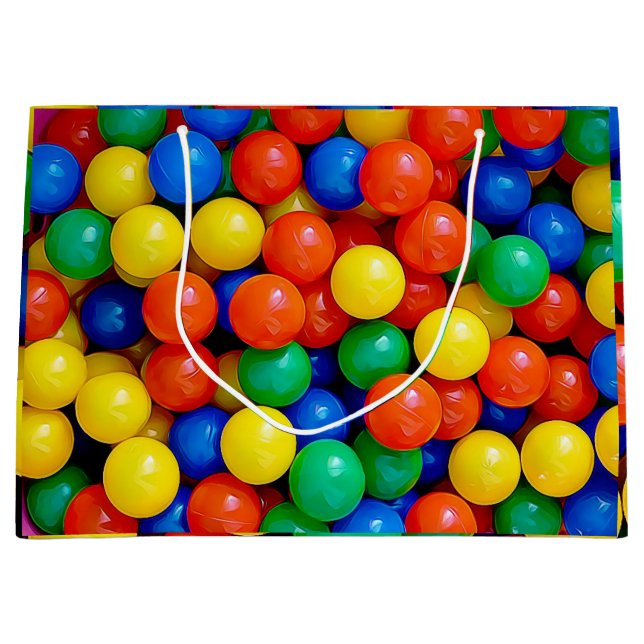 Ball Pit Themed Birthday Bag (Front)