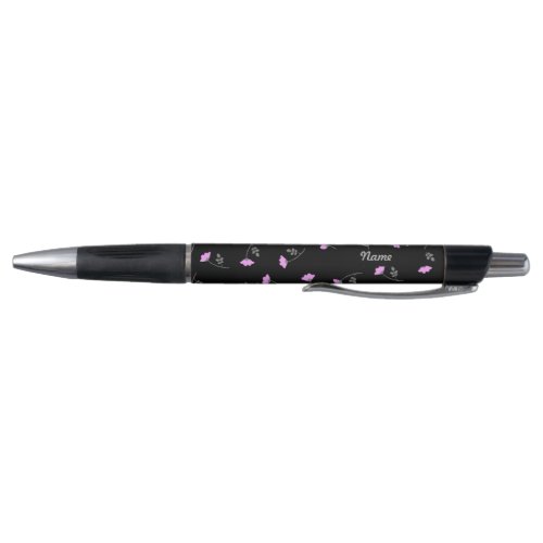 BALL_POINT PEN WITH ROSE BLACK