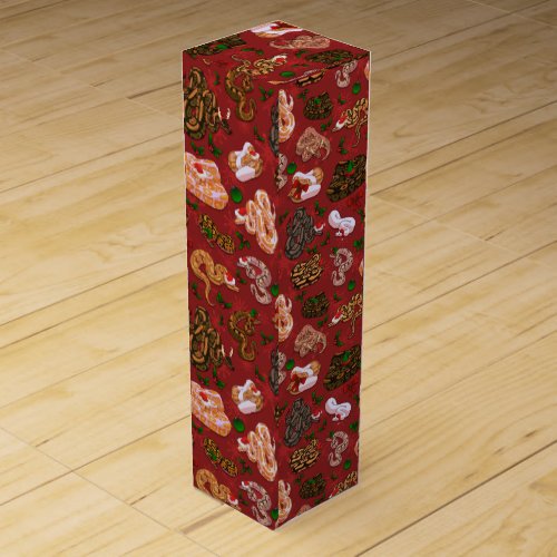 Ball Python Morph Holiday Red Wine Box