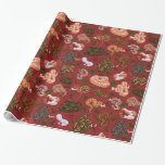Ball Python Morph Holiday Red Wrapping Paper