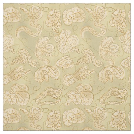 Ball Python Snake Morph Pattern Fabric | Zazzle