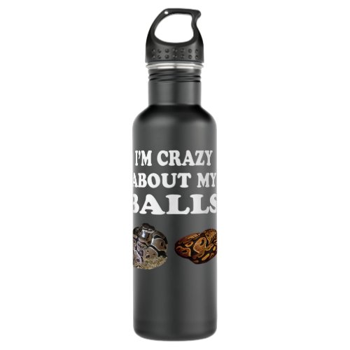 Ball Python Snake Baby Ball Python Breeders Stainless Steel Water Bottle