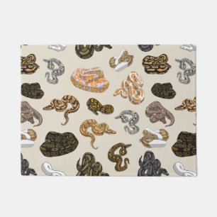 Ball Python Snake Morph Pattern Doormat