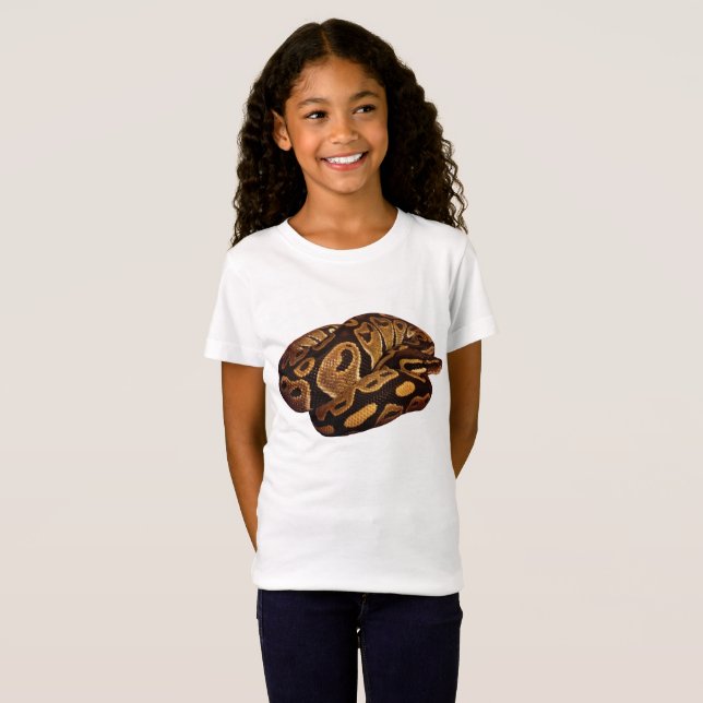 Ball Python T-shirt Snake T-shirt (Front Full)