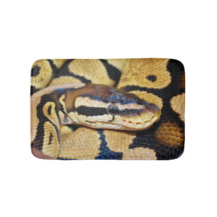 Ball Python, Yellow Belly, Curled up in Ball Bathroom Mat