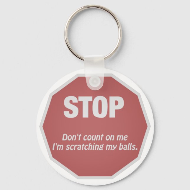 Ball Scratcher Keychain (Front)