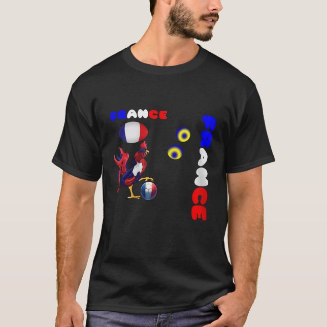 ball soccer France  T-Shirt (Front)