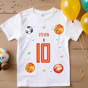 Ball sports kids birthday T-Shirt