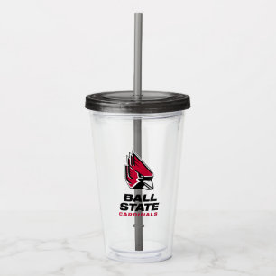 Ball State Cardinals Athletic Mark Acrylic Tumbler