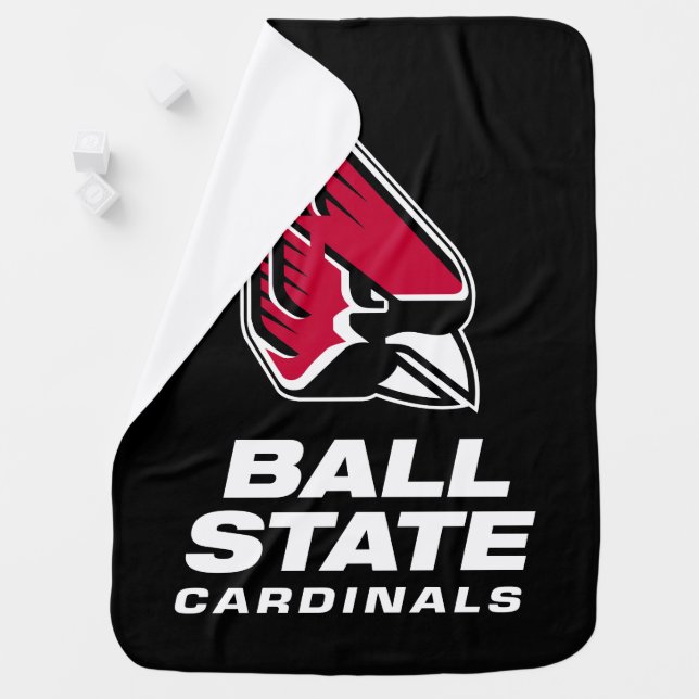Ball State Cardinals Athletic Mark Baby Blanket (In Situ)