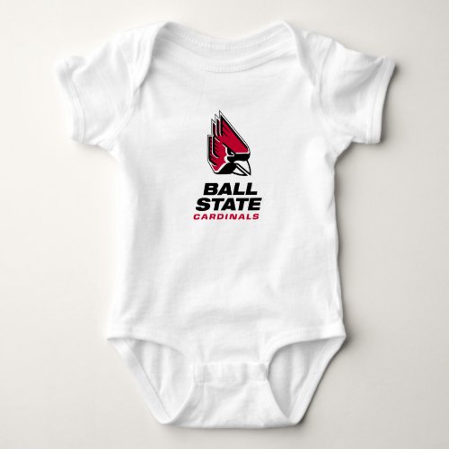 Ball State Cardinals Athletic Mark Baby Bodysuit