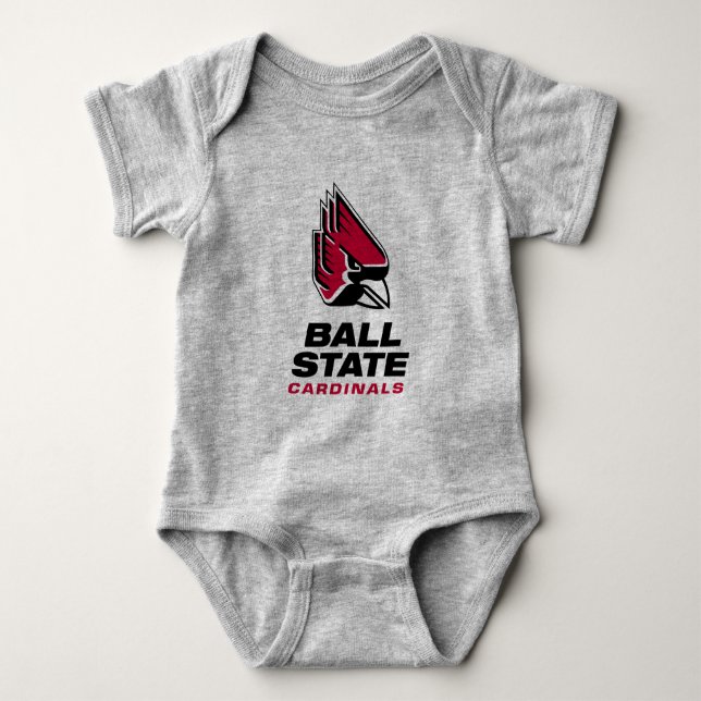 Ball State Cardinals Athletic Mark Baby Bodysuit (Front)