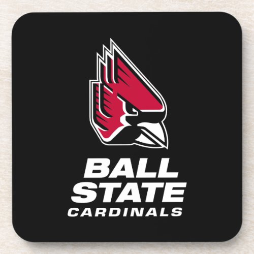 Ball State Cardinals Athletic Mark Beverage Coaster