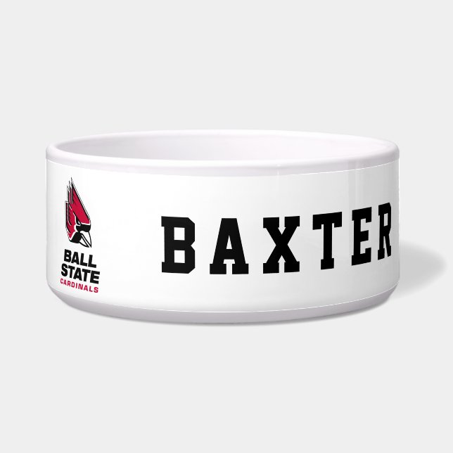 Ball State Cardinals Athletic Mark Bowl (Front)