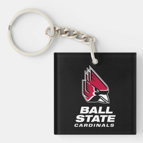 Ball State Cardinals Athletic Mark Keychain