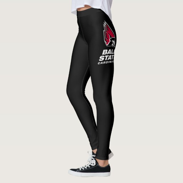 Ball State Cardinals Athletic Mark Leggings (Left)