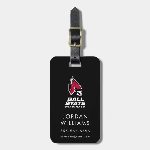 Ball State Cardinals Athletic Mark Luggage Tag