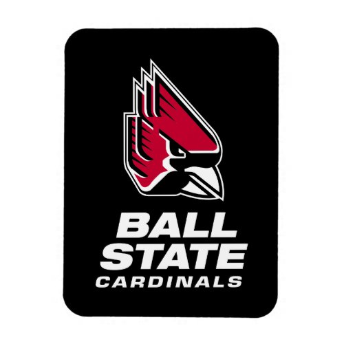 Ball State Cardinals Athletic Mark Magnet