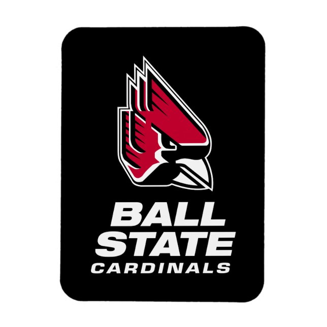 Ball State Cardinals Athletic Mark Magnet (Vertical)
