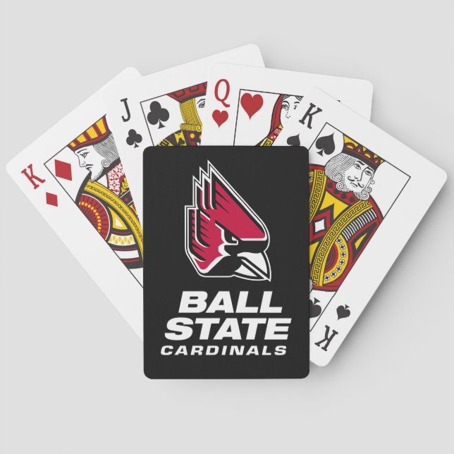 Ball State Cardinals Athletic Mark Poker Cards (Back)