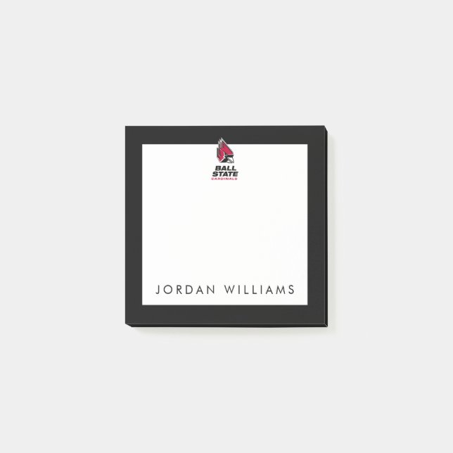 Ball State Cardinals Athletic Mark Post-it Notes (Front)