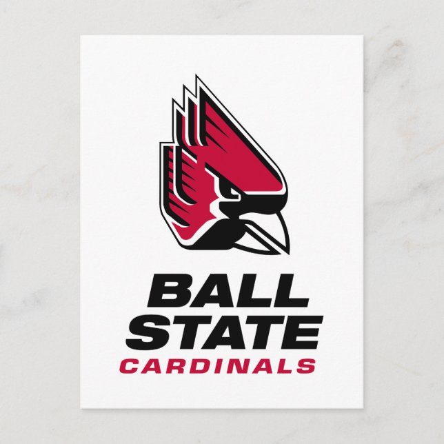 Ball State Cardinals Athletic Mark Postcard (Front)