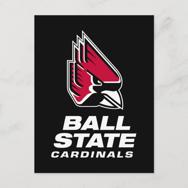 Ball State Cardinals Athletic Mark Postcard (Front)