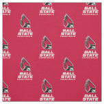 Ball State Cardinals Athletic Mark Red Pattern Fabric