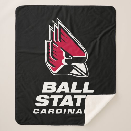 Ball State Cardinals Athletic Mark Sherpa Blanket