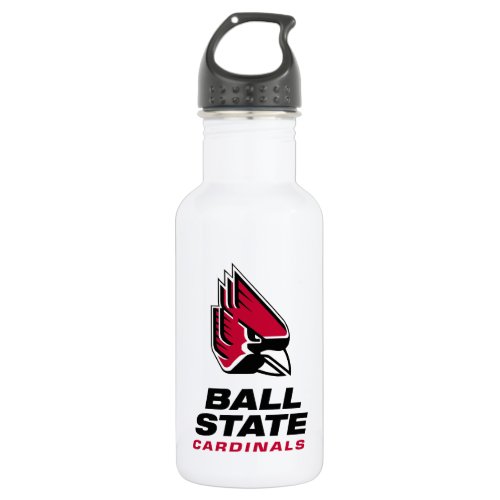 Ball State Cardinals Athletic Mark Stainless Steel Water Bottle