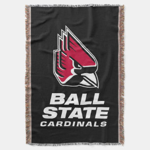 Ball State Cardinals Athletic Mark Throw Blanket