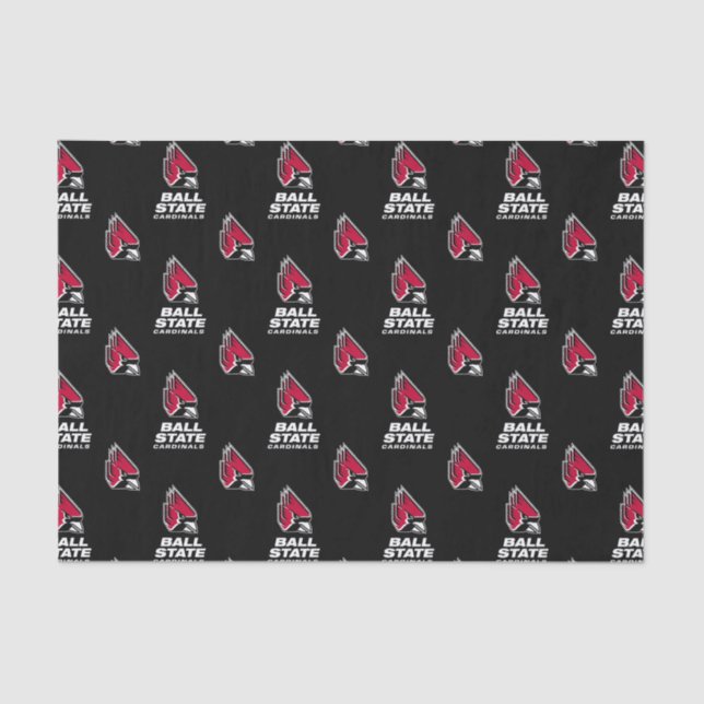 Ball State Cardinals Athletic Mark Tissue Paper (Front)