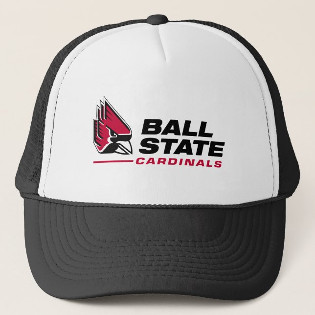 Ball State Cardinals Athletic Mark Trucker Hat (Front)