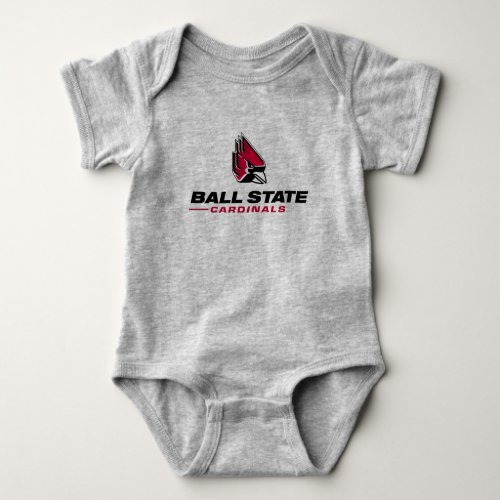 Ball State Cardinals Athletic Mark with Logo Baby Bodysuit