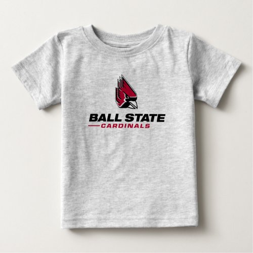 Ball State Cardinals Athletic Mark with Logo Baby T_Shirt