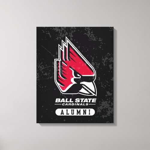 Ball State University Alumni Distressed Canvas Print