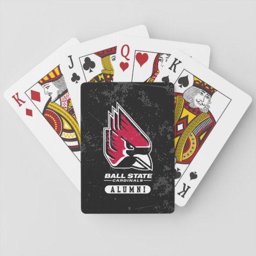 Ball State University Alumni Distressed Playing Cards