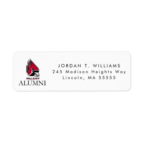 Ball State University Alumni Label