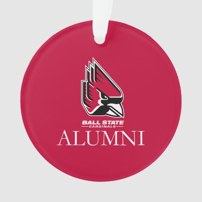 Ball State University Alumni Ornament (Front)