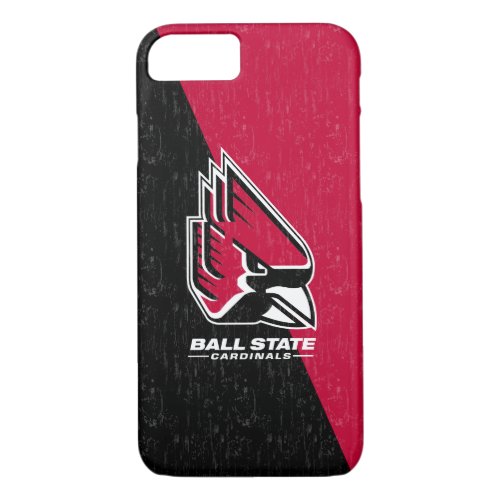 Ball State University Color Block Distressed iPhone 87 Case