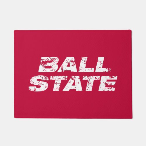Ball State University Distressed Doormat
